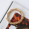 chunky gold chain bracelet