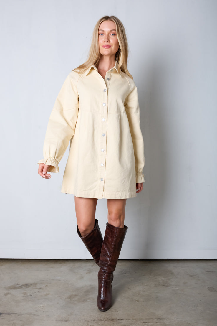 Cream and Sugar Denim Dress Cream and Sugar Denim Dress