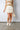 ivory pleated detail high waisted mini skirt