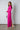 pink knit fabric maxi dress