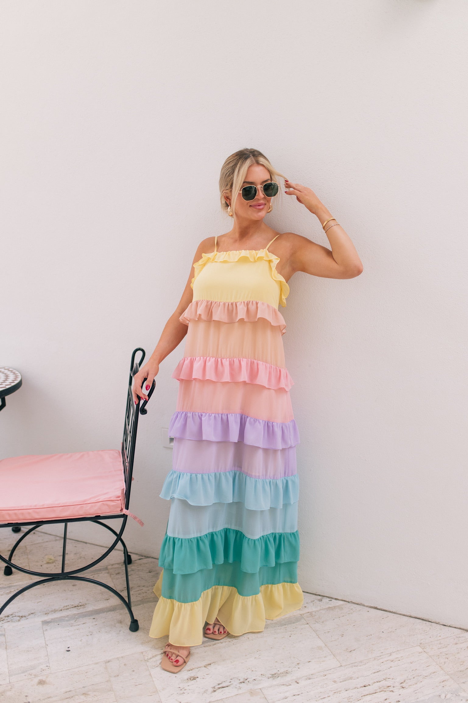 pastel rainbow maxi dress Pastel rainbow long dress, to amaze everyone in every occasion . . . . #tensionein #tnse #tnsestory #tnsestreet #ootd #spring #outfitoftheday #fashion #outfit #ootd #style #instafashion #fashionista #outfitinspiration #streetstyle #outfitstyle