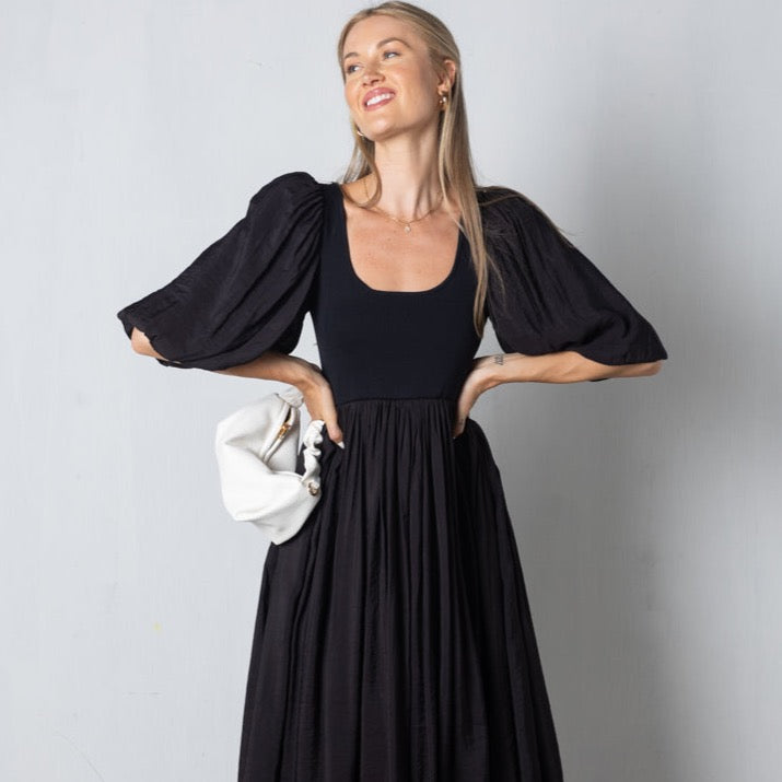 under the stars midi dress Dancing Under The Stars Ruffle Midi Dress
