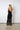 black knit fringe dress