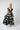 black maxi floral dress