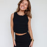 black textured set top