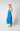 blue layered ruffle dress