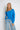 blue v neck sweater
