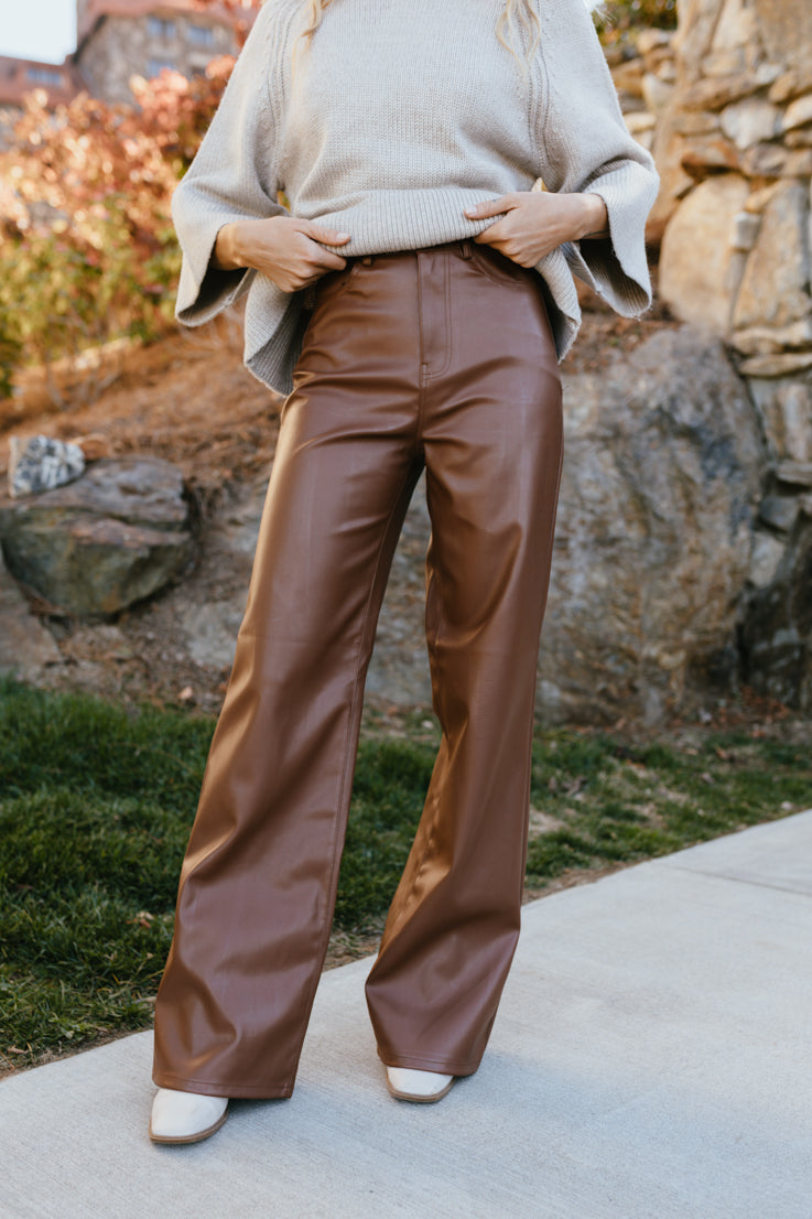 Faux Leather Pants, San Diego fashion