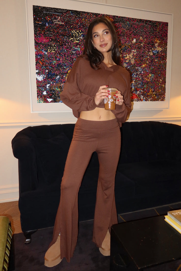 brown lounge pants