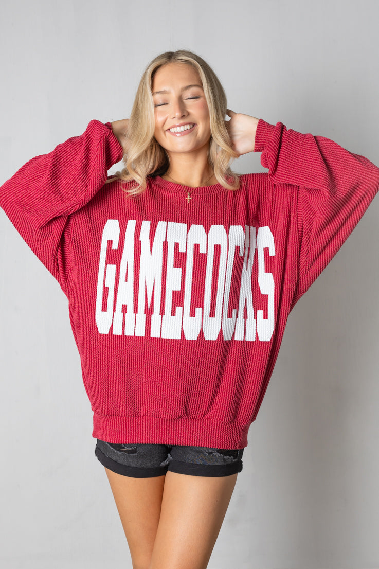 burgundy gamecocks sweatshirt
