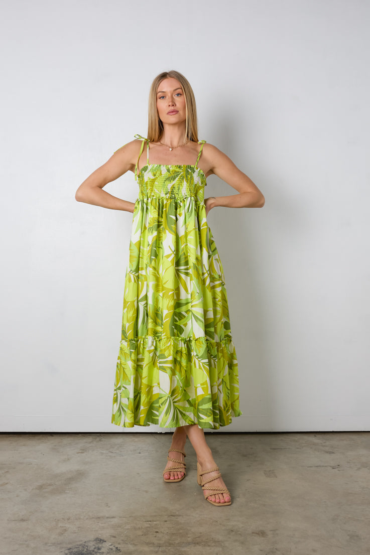 Palm Fronds Maxi Vestique Palm Fronds Maxi Vestique