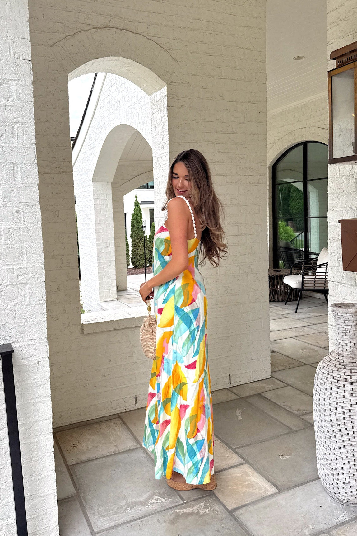 lola maxi dress Andrea Long Sleeve Maxi Dress