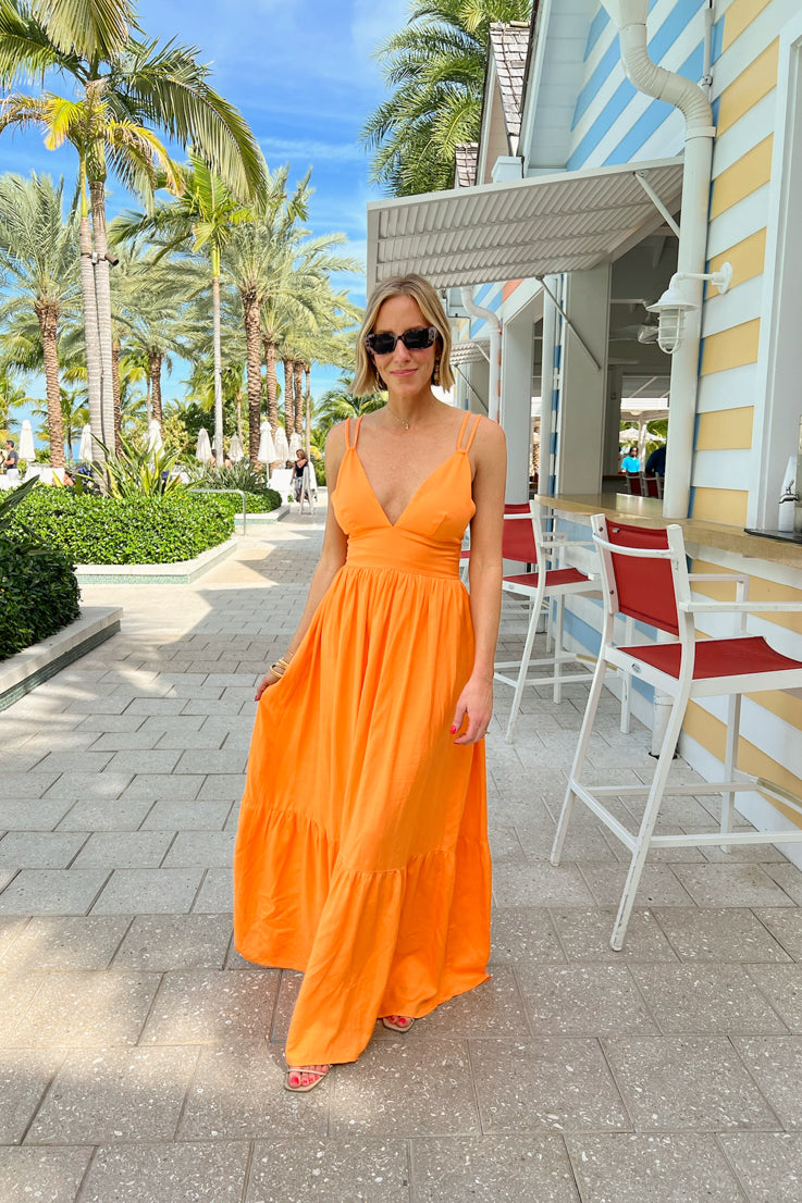 orange womens dress Diana Maxi Talla:S XL Choose the length Dark Green Prom Dress Lantern Sleeve Wedding Dresses