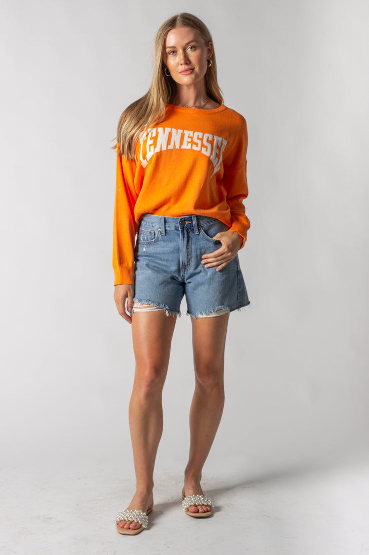 orange tennessee sweater