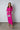 pink knit fabric maxi dress
