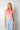 pink ombre polo top