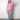 pink sweater white line