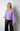 purple collared pullover top