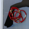 red bracelet set