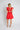 red mini dress