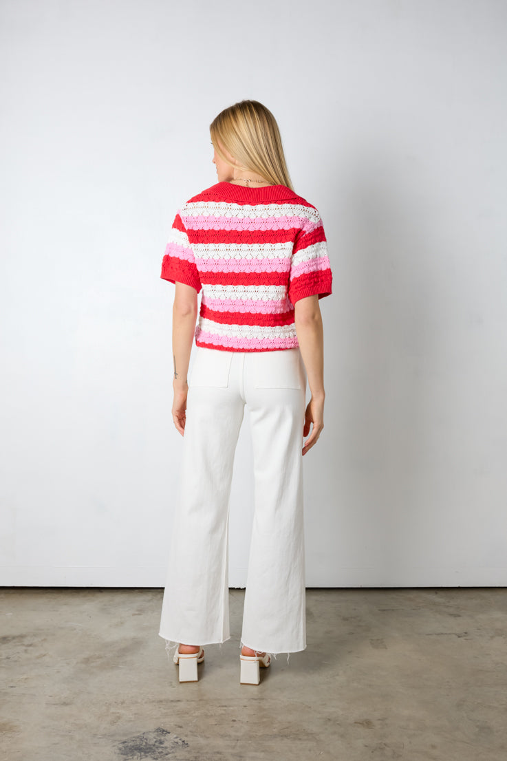 reds striped top