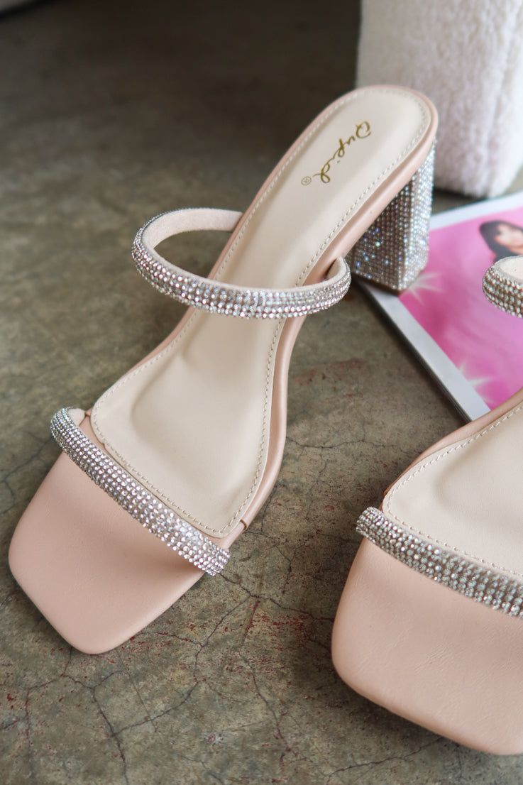 rhinestone heels