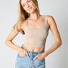 sand cropped top