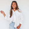 white button down