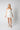 white strapless tiered mini dress