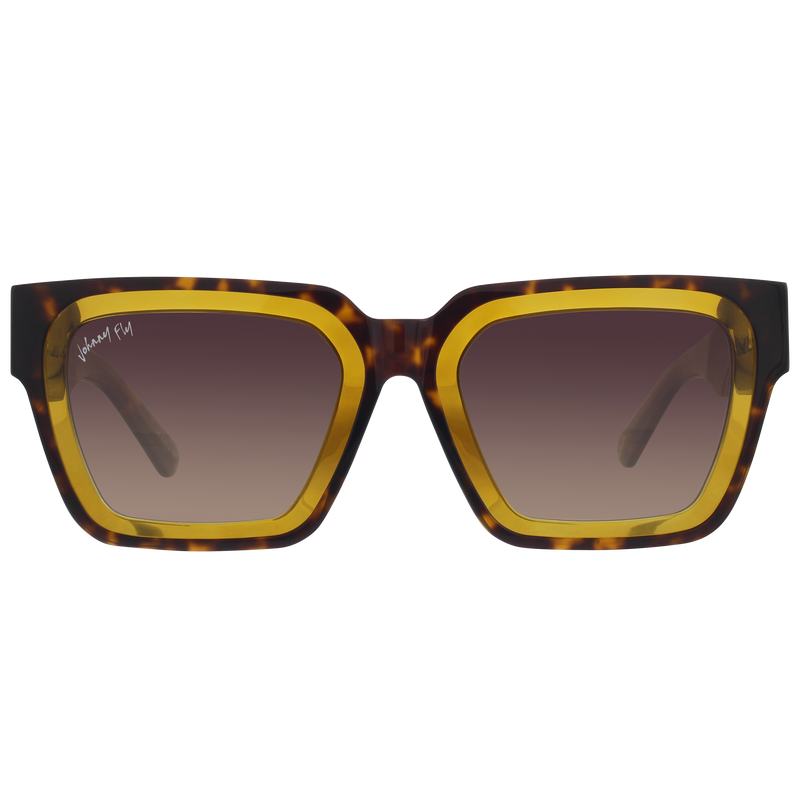 Fame Sunglasses by Johnny Fly #color_champagne-tortoise