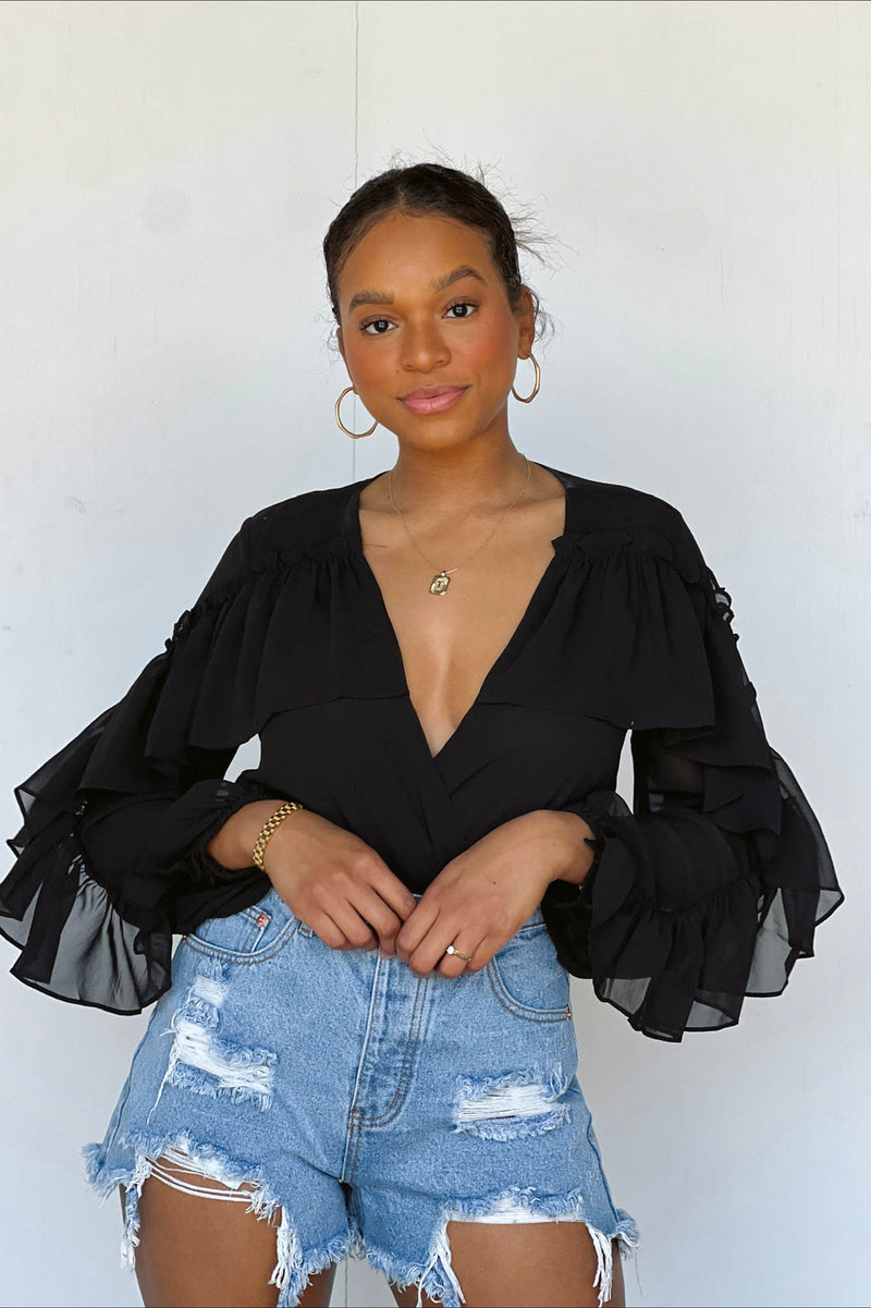 Frilled To Be Here Bodysuit