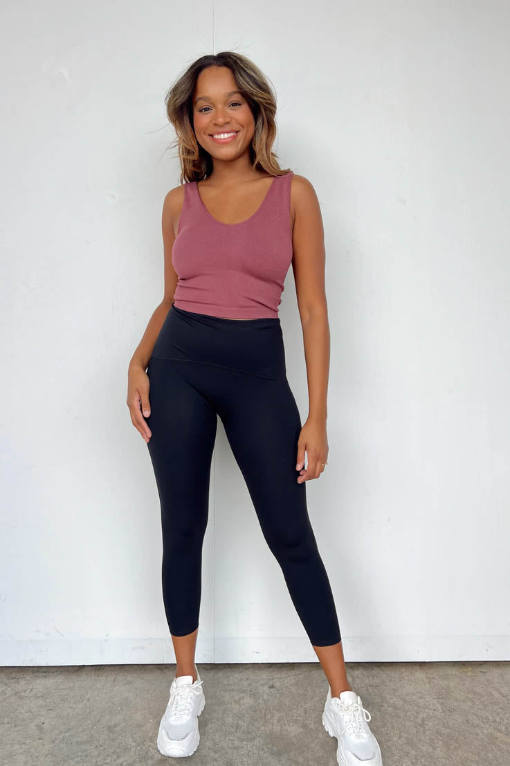 SPANX Booty Boost Active Leggings in Very Black