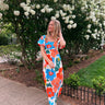 floral print maxi dress