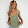 green tiered tank