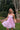 pink strapless babydoll style dress
