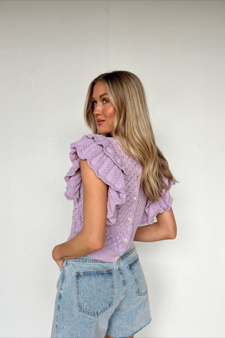 lavender sweater