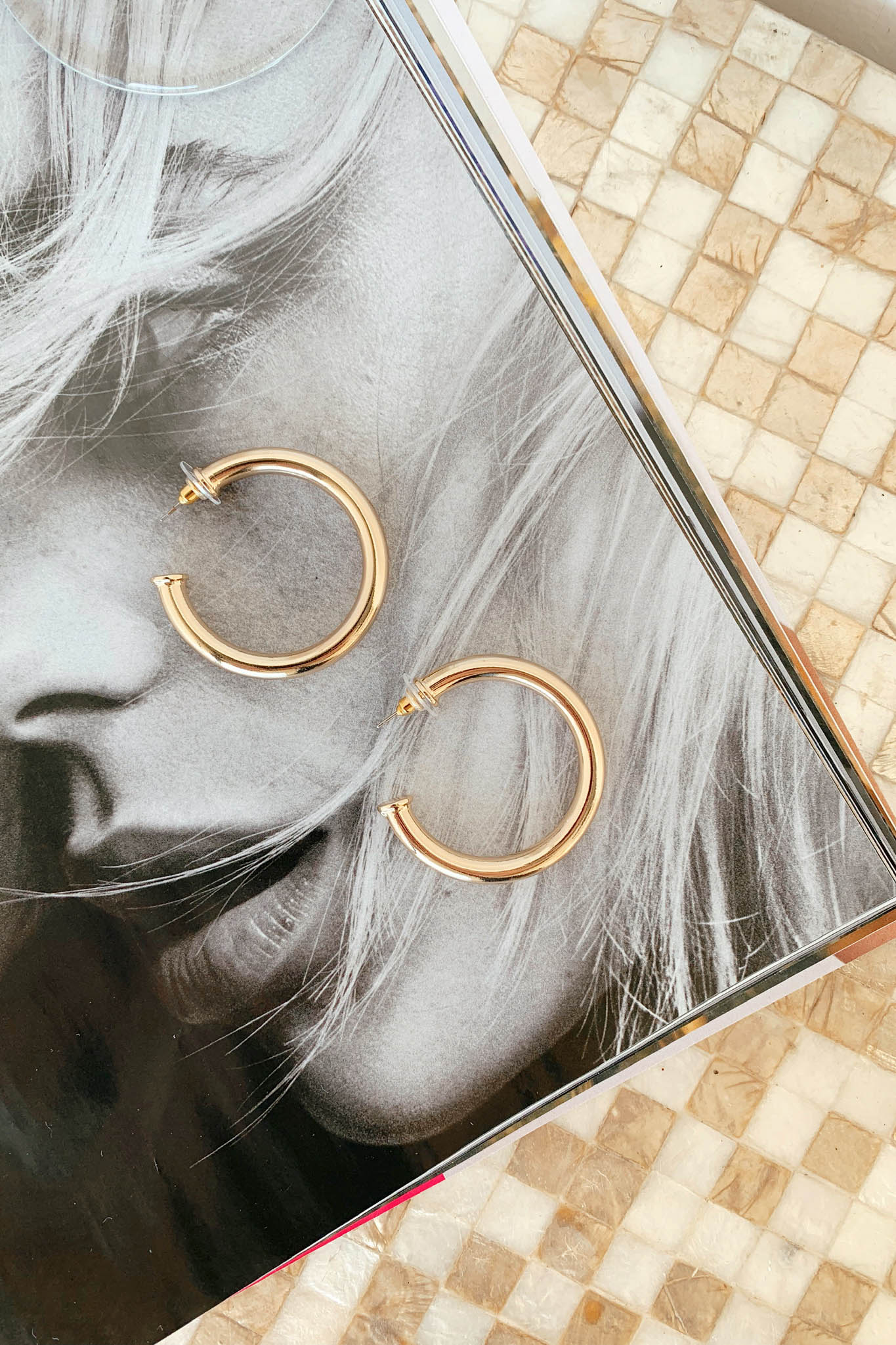 Go for Gold Hoops