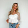 white organza shirt